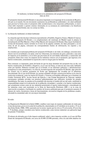 Salud Ambiente Alrededores Aeropuerto El Dorado Integrado 14septbre2015
