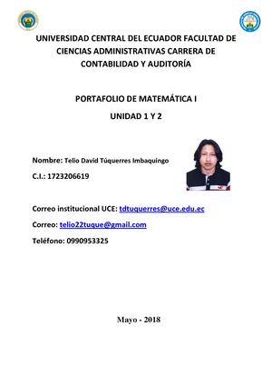 Matematica 1 Portafolio Mate Ca1 1
