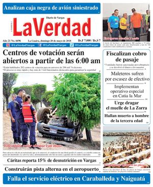 La Guaira, domingo 20 de mayo de 2018
