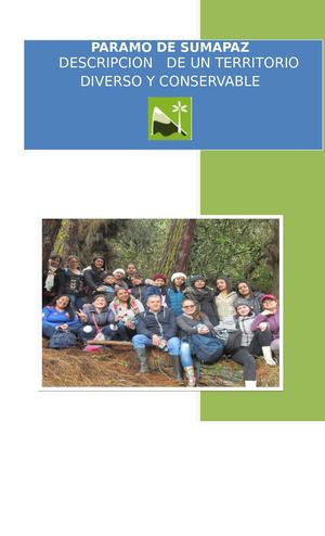 Marco Teorico Paramo De Sumapaz