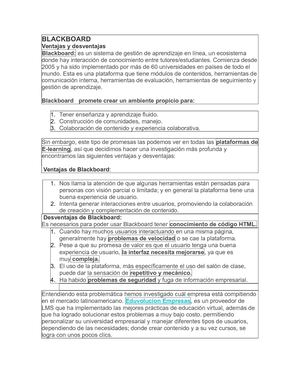 Plataforma Blackboard