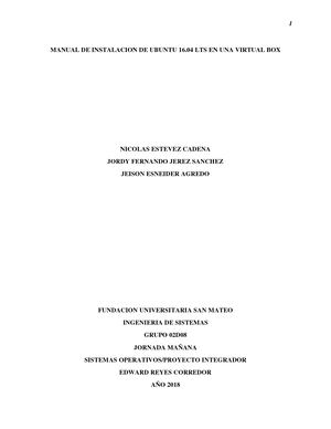 Manual de instalacion Ubuntu en un virtualbox