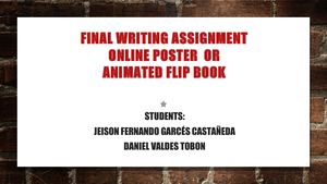 Final Writing Assignment