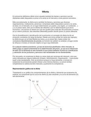 Actividad De Oferta Y Demanda
