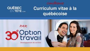 Exemples de CV à la québécoise