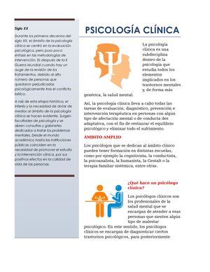 Psicología Clínica