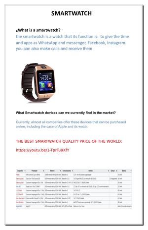 what smartwatch