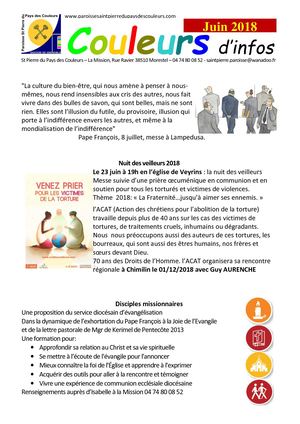 COULEURS D'INFOS Juin 2018