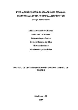 Pré Tcc etec alber einstein