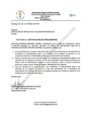 1. CERTIFICACION DE ANTECEDENTES
