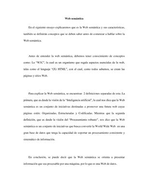 Web Semántica
