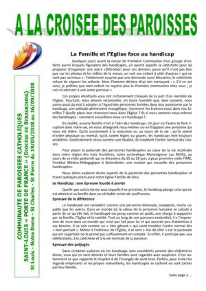 A La Croisee Des Paroisses 19 05 16 09 2018