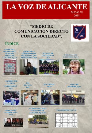 Periodico Liceo San Rafael de Alicante