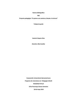 Rae Del Proyecto Si Quieres Una Aventura Lanzate A La Lectura