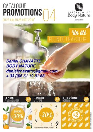 Catalogue Promo  Juillet Aout 2018 BODY NATURE