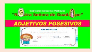 Adjetivos Posesivos Practica
