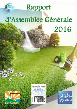 Rapport AG 2016 Centre Social Lo Solan Mourenx