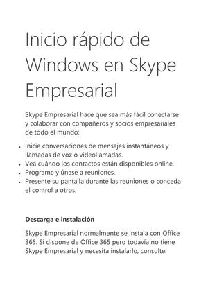 Skype Empresarial