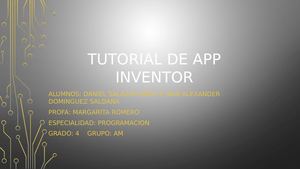 Tutorial De App Inventor