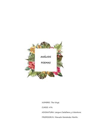 Poemas Analizados