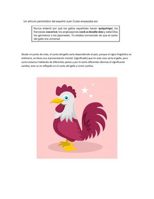 El Canto Del Gallo
