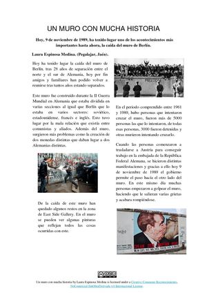 Un Muro Con Mucha Historia