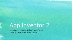 TUTORIAL App Inventor 2