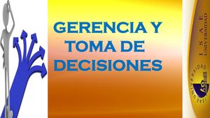 Clase No 1 Gerencia Y Toma De Decisiones N 1399 0