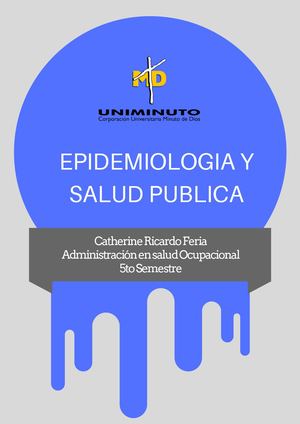 Epidemiologia En Salud Publica