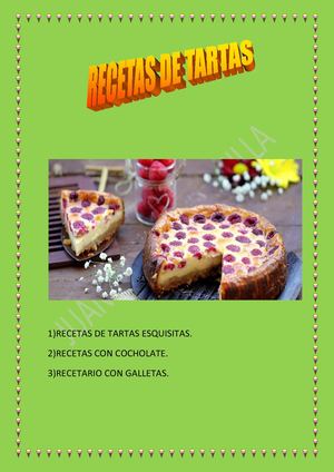 Recetas Tartas