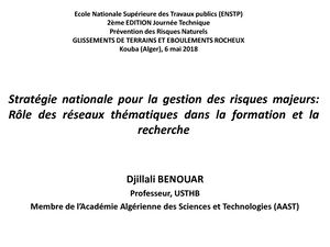 Benouar Risques Naturels Drm