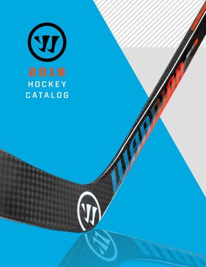 2018 Warrior Hockey Catalogue