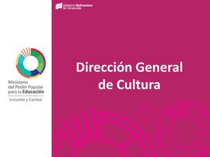 Presentación Del Plan De Masificación E Inclusión De Las Artes Y Las Culturas Por La Paz