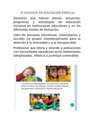 Educacion Especial