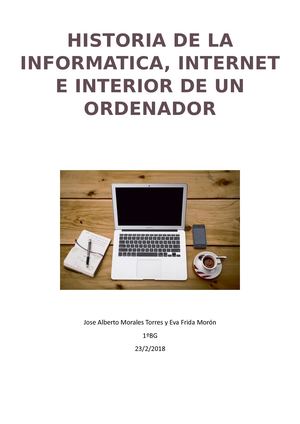 Historia De La Informatica E Internet E Interior De Un Ordenador (1)