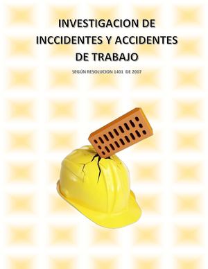 Cartilla Investigación de Accidentes Laborales