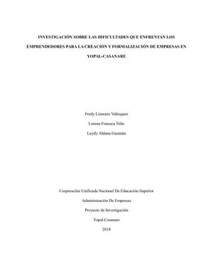 Las dificultades que enfrentan los emprendedores al crear y formalizar empresa