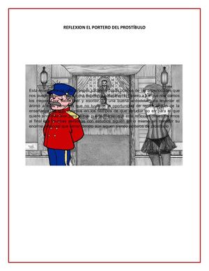 Reflexion El Portero Del Prostíbulo
