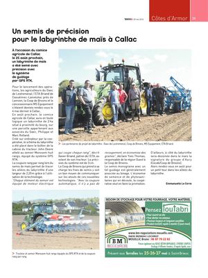 Semis De Précision MS Equipement Callac Terra Mai 2018
