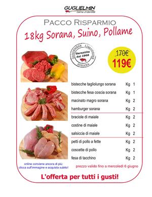 Pacco Risparmio 18kg