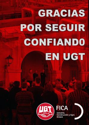 Gracias por votar Ugt Sniace 2018