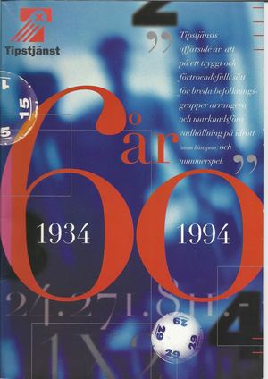 Tipstjänst 60 år Tot