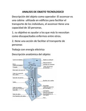 Analisis De Objeto Tecnologico
