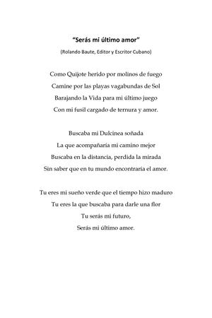 Mi Ultimo Amor (Rolando Baute)