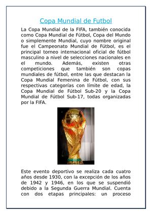 Mundial De Futbol