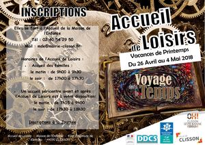 Programme Des Vacances D'Avril 2018