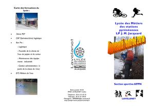 Plaquette(1)section Sportive