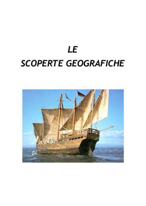 1 Le Scoperte Geografiche