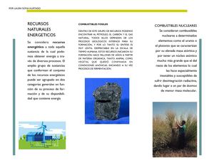 Folleto Recursos Naturales Energeticos