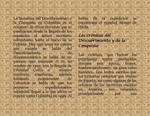 Literatura De La Conquista